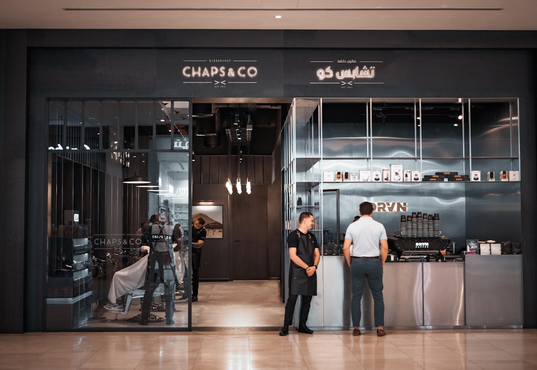 Photo barber shop retail