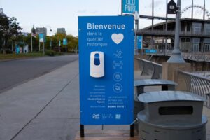 Photo multilingual signage