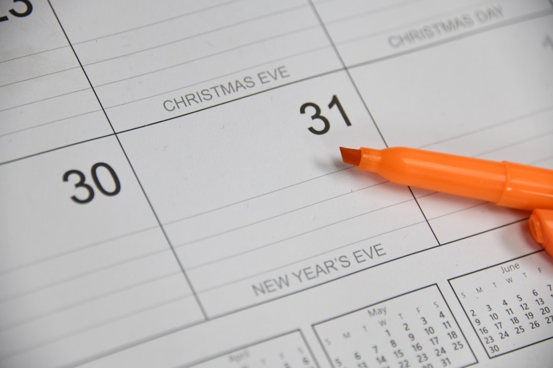 Photo refreshment calendar
